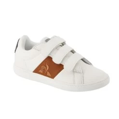 Baskets Velcro Enfant Le Coq Sportif Courtclassic Ps Black Jean