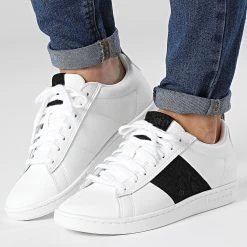 Baskets Femme Le Coq Sportif Courtclassic Plants 7 Baskets Femme Le Coq Sportif Courtclassic Plants -Le Coq Sportif.fr le coq sportif 2310130 blanc noir 2