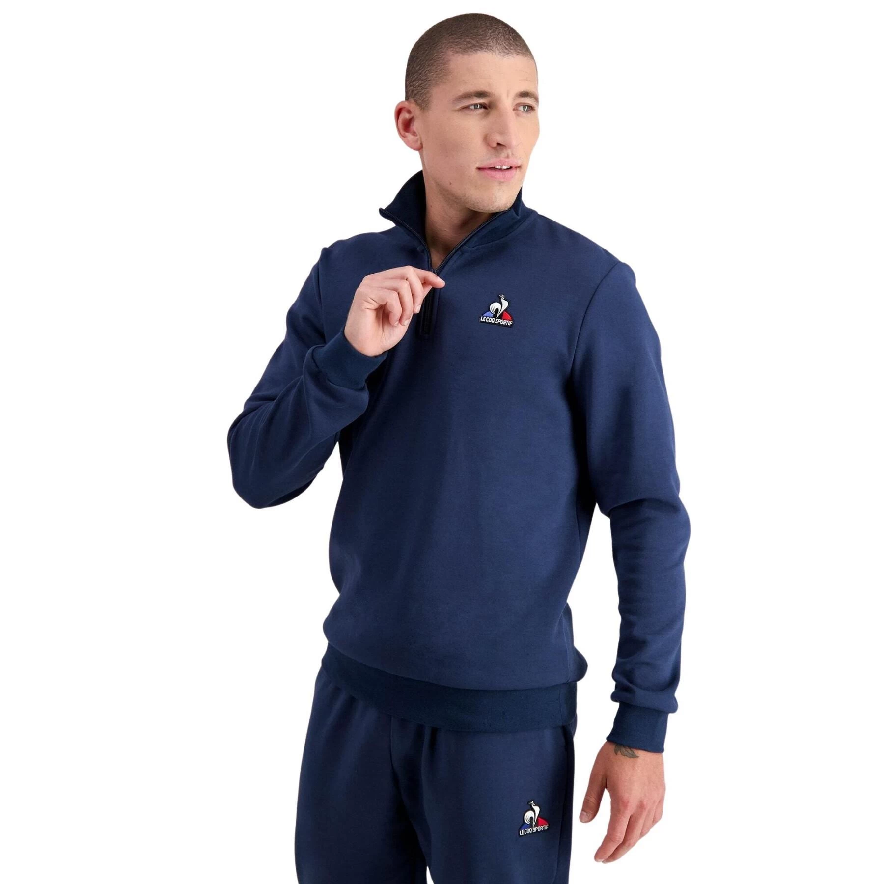 Sweatshirt 1/2 Zip Le Coq Sportif Essentiels N°1 3 Sweatshirt 1/2 Zip Le Coq Sportif Essentiels N°1