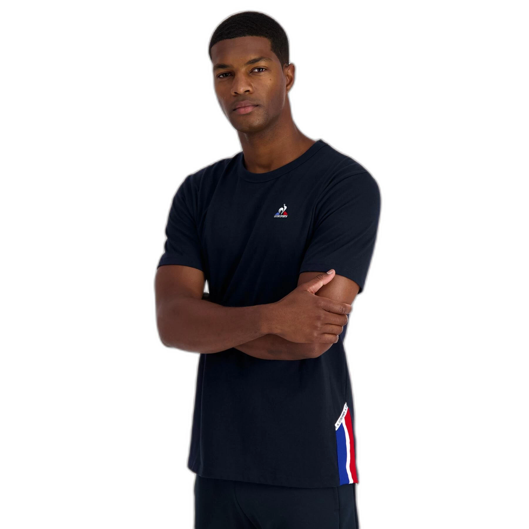 T-shirt Tricolore Le Coq Sportif 3 T-shirt Tricolore Le Coq Sportif