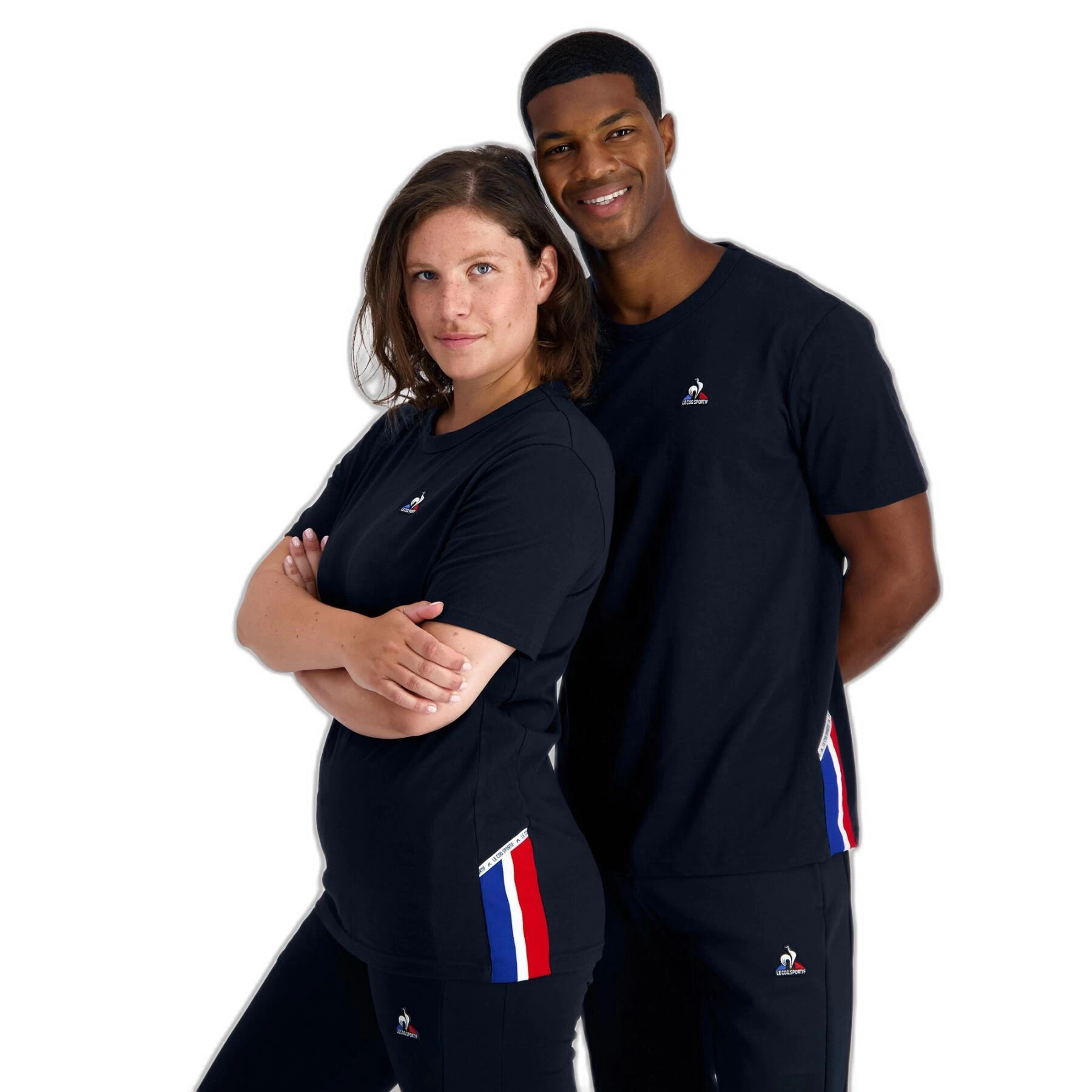 T-shirt Tricolore Le Coq Sportif 7 T-shirt Tricolore Le Coq Sportif – Image 5